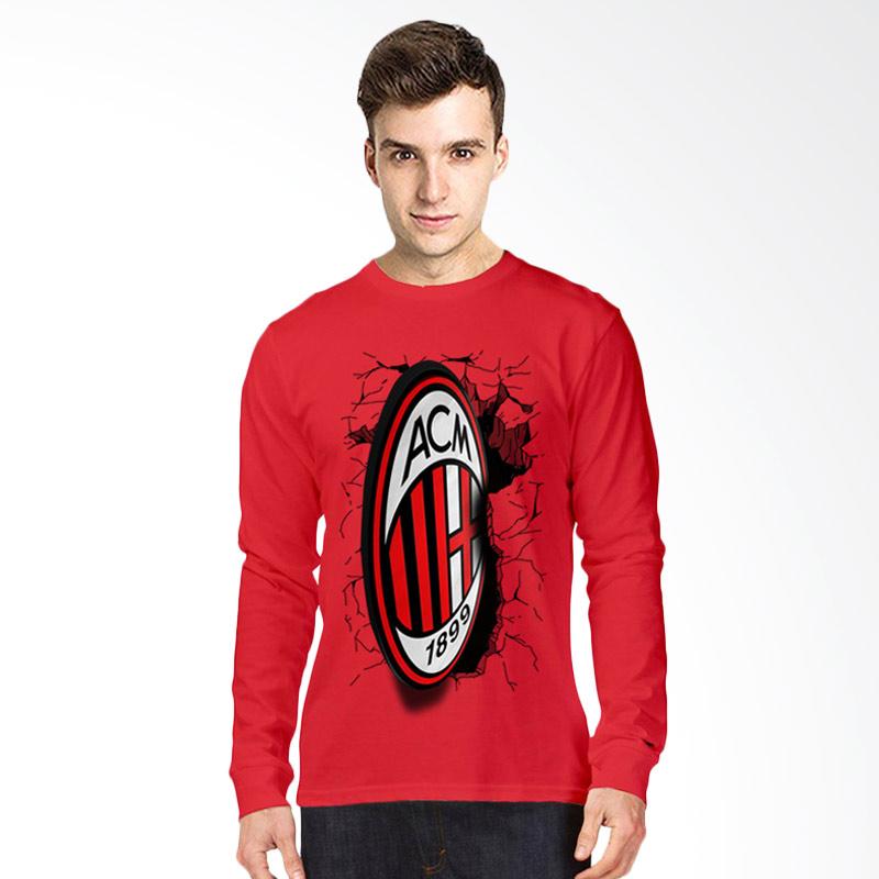 T-Shirt Glory 3D Ac Milan Elegant Kaos Lengan Panjang Pria - Merah Extra diskon 7% setiap hari Extra diskon 5% setiap hari Citibank – lebih hemat 10%