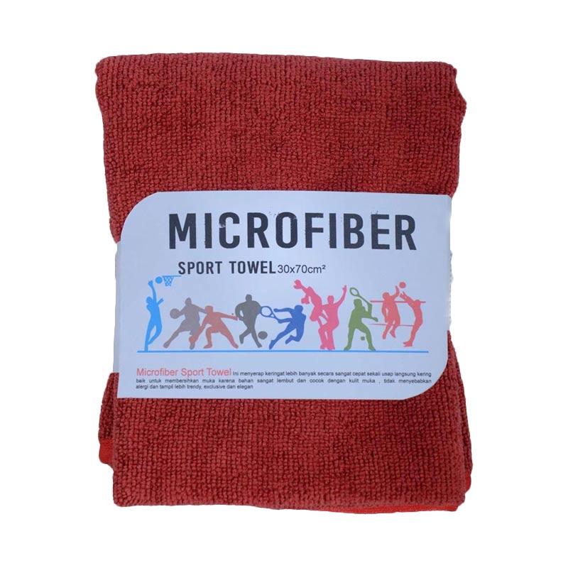 Jual Mipacko Microfiber Handuk Olahraga Red 30 X 70 Cm Terbaru