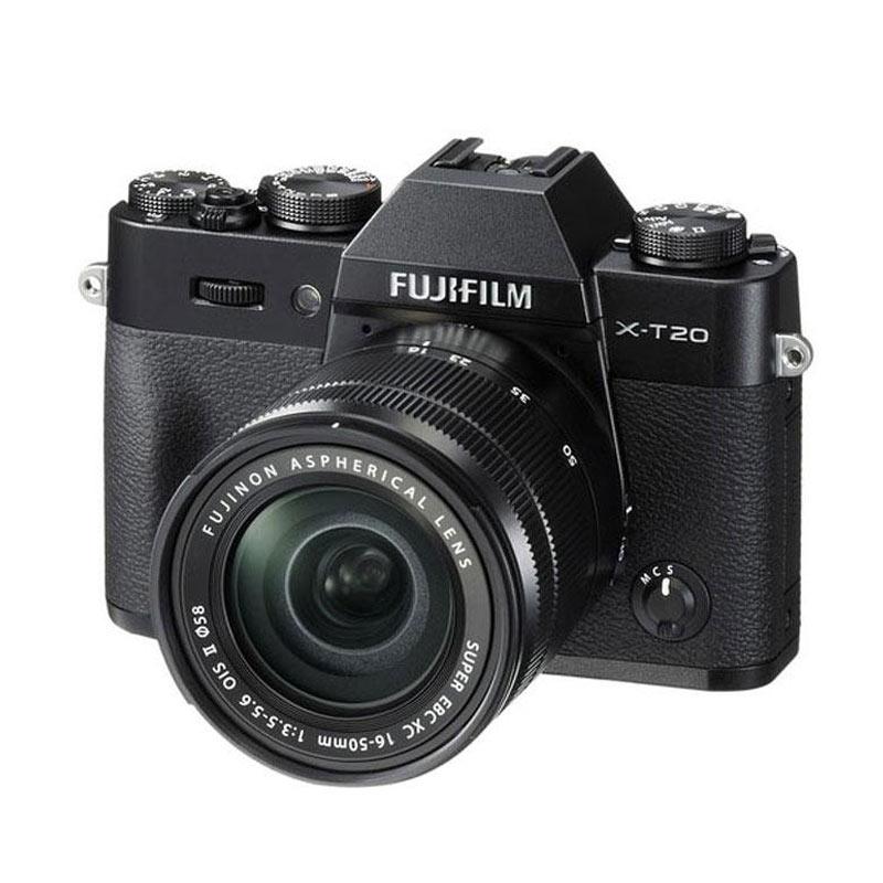 Fujifilm X-T20 KIT LENS XC 16-50 mm F3.5-5.6 OIS II BLACK + FREE INSTAX SHARE SP 2 Kamera Mirrorless - Black [Instax Share SP2]