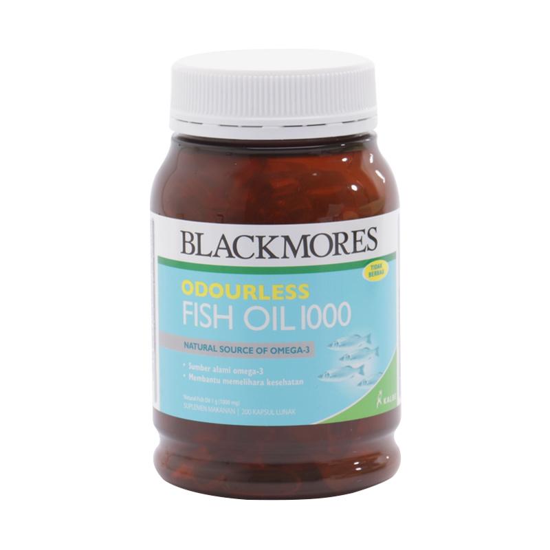 Jual Blackmores Fish Oil Odourless Minyak Ikan Bpom Kalbe 200 Caps Online September 2020 Blibli Com