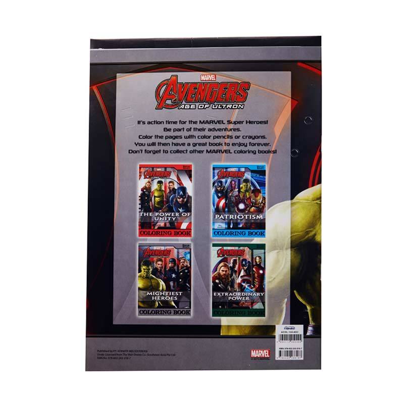 Jual The Avengers Age Of Ultron Mightest Heroes Coloring Book Online Maret 2021 Blibli