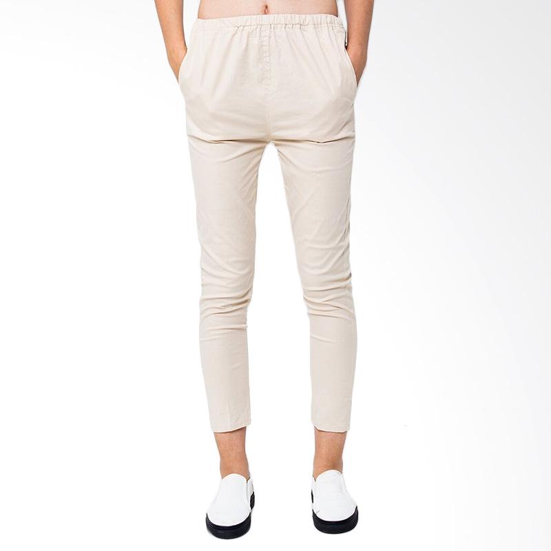 Magnificents Ladies CSPBEI01 Cotton Strech Pants - Beige