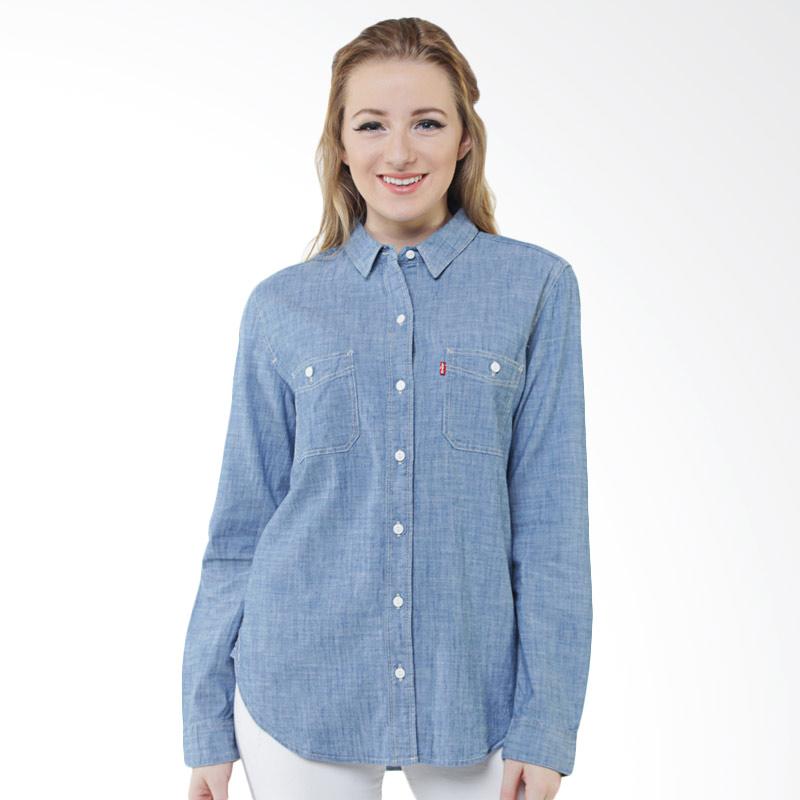 Levi's 26309-0000- Boyfriend Workwear Shirt Atasan Wanita - Surplus Blue