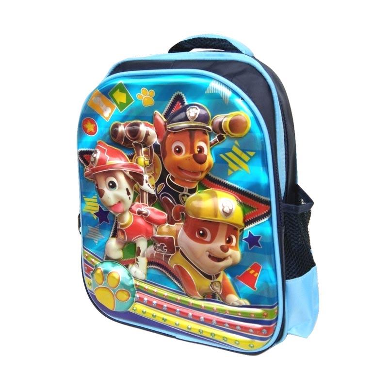 JCF SD Paw Patrol 6 Dimensi Timbul Import Tas Ransel Anak Sekolah .