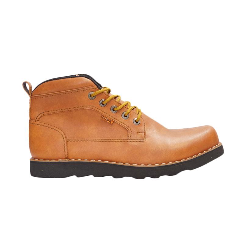 Dr.Faris Footwear 4021 VH Leather Sepatu Boots Pria - Tan