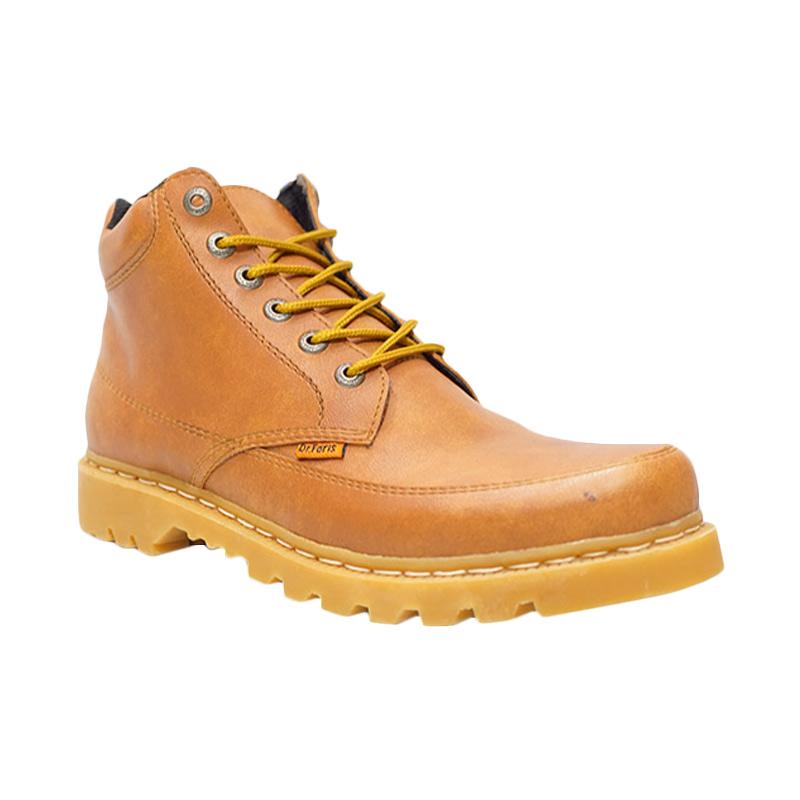 Dr.Faris Footwear 401 SCC Leather Sepatu Boots - Tan