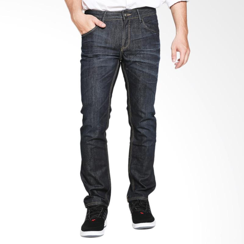 Cardinal Jeans Straight Slim LCJX002 02 Celana Panjang Pria - Dark Blue