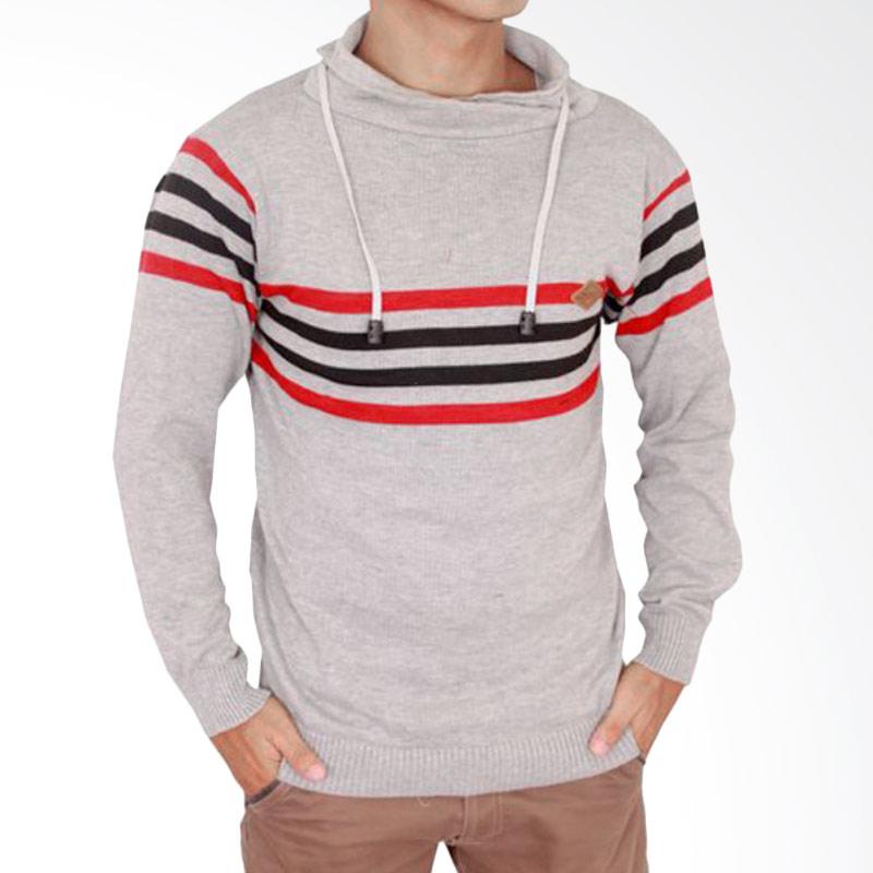 Gudang Fashion SWE 780 Harajuku Sweaters For Male Rajut - Grey