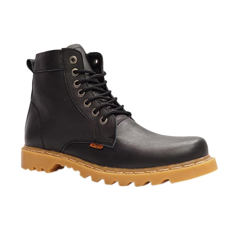 Dr.Faris Footwear 402 SCC Leather Sepatu Boots - Black