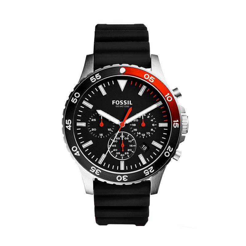 Fossil Crewmaster Sport Chronograph CH3057 Jam Tangan Pria - Silver