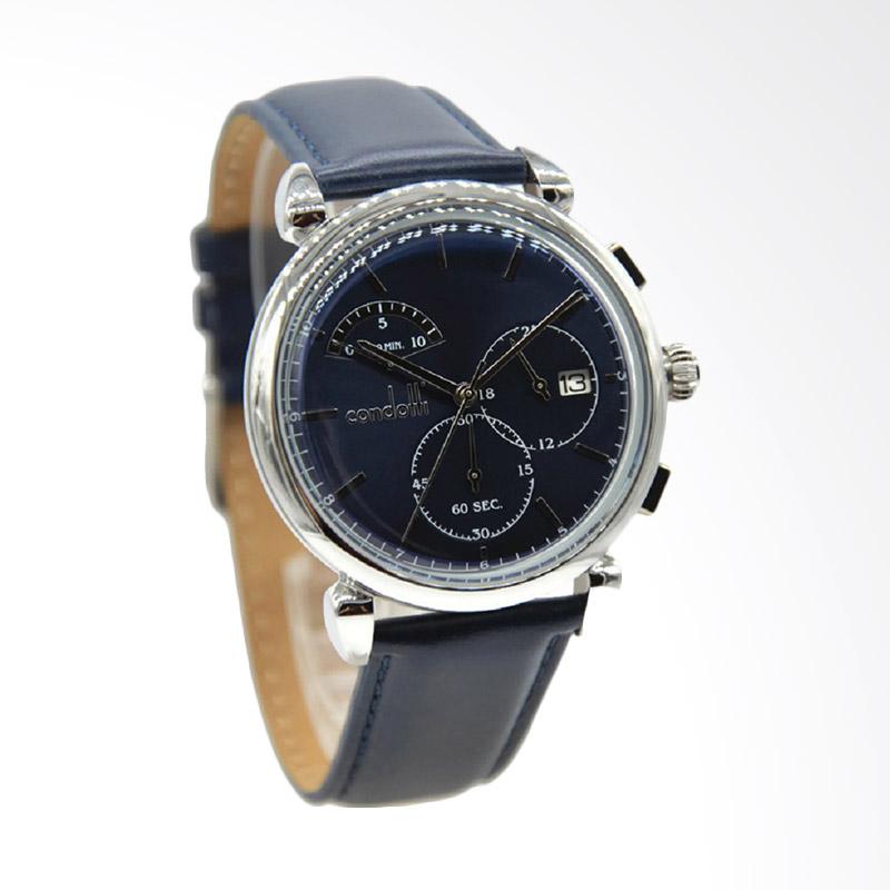 Condotti Jam Tangan Pria - Navy Silver CN1039-S04-L04