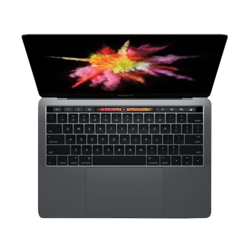 Apple Macbook Pro 2017 Touch Bar MPTT2 Notebook - Space Grey [15 Inch/RAM 16GB/SSD 512GB/Quad Core i7]