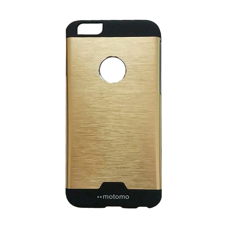Jual Motomo Hybrid Metal Backcase Hardcase Casing for iPhone 6/6G6S 4.7 Inch - Gold