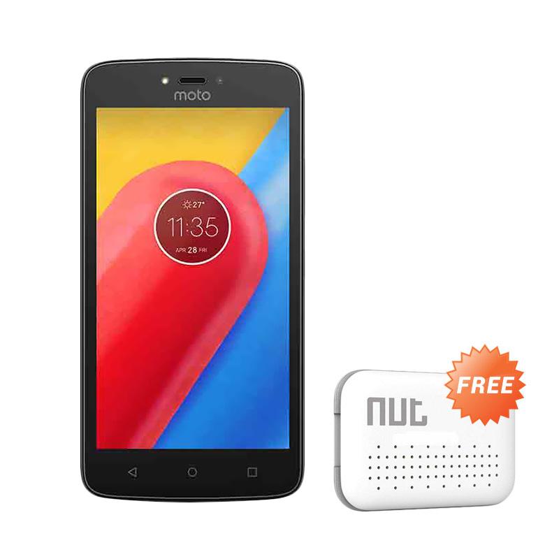 Motorola Moto C Smartphone - Black + Free Nut Mini Tracker [16GB/ 1GB/ LTE]