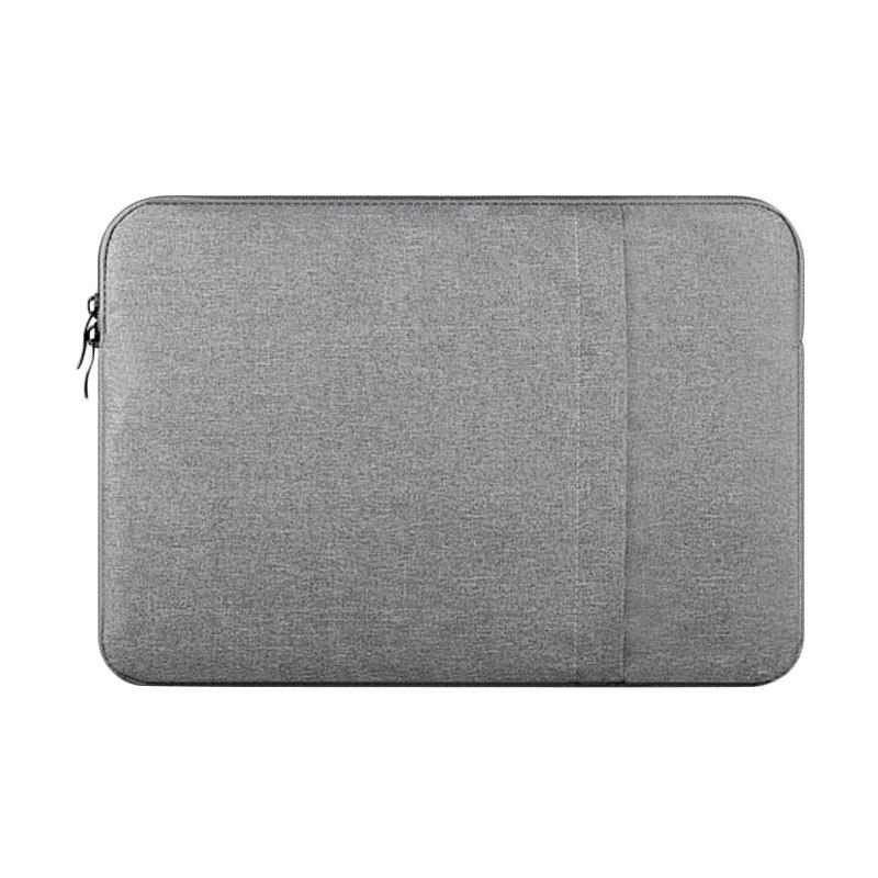 Cooltech Softcase Macbook Sleeve Case Nylon Tas Laptop Grey [13 Inch]