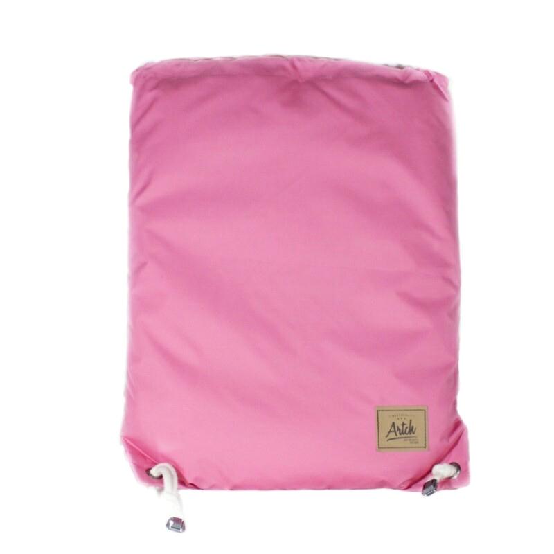 pink string bag