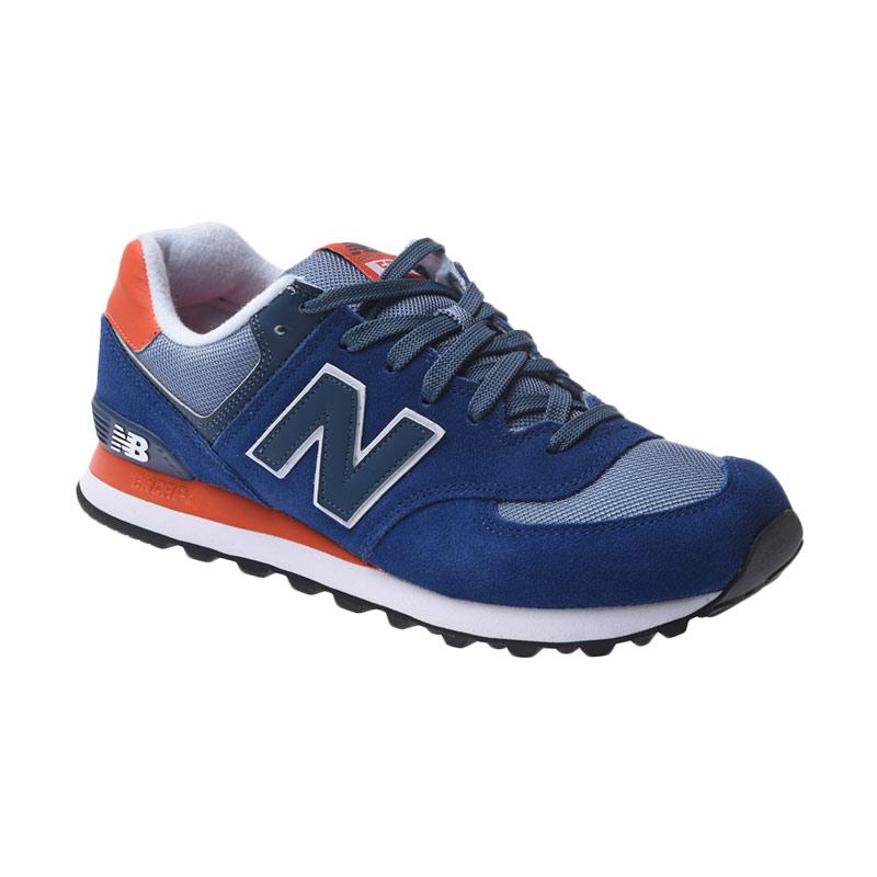 New balance 574 navy orange outlet