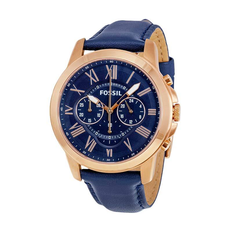 Jual Fossil Grant Chronograph Leather 
