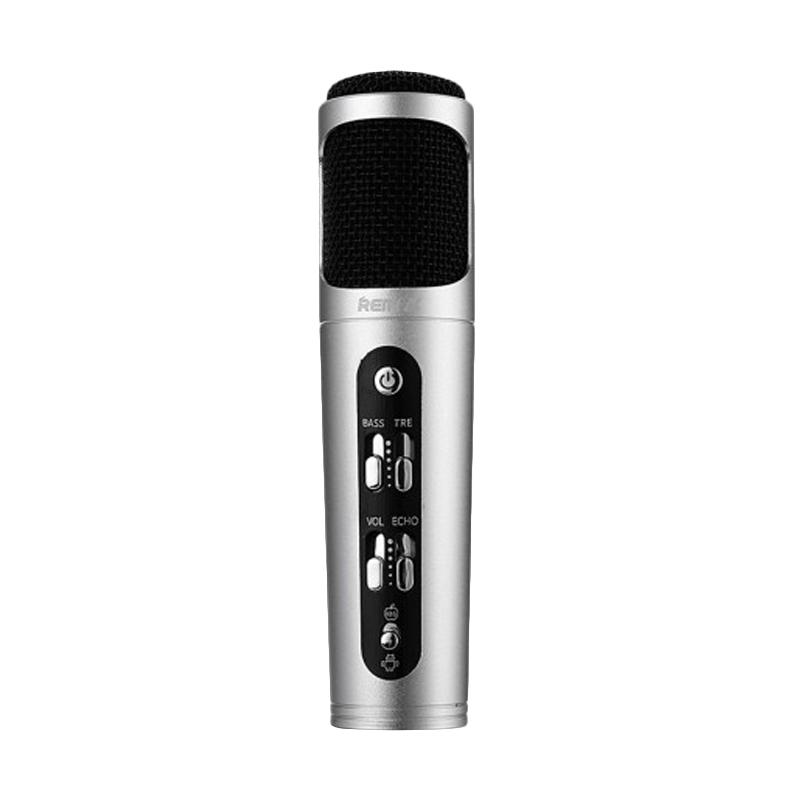 Jual Remax K02 Microphone For Pc And Smartphone Silver Hd Noise Reduction Murah Mei 2021 Blibli