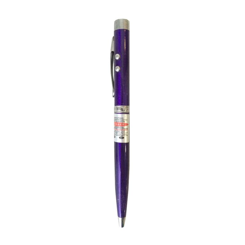 harga Ormano Teiton 3in1 Pulpen Laser LED Balpoint Pen Multifungsi - Ungu Blibli.com