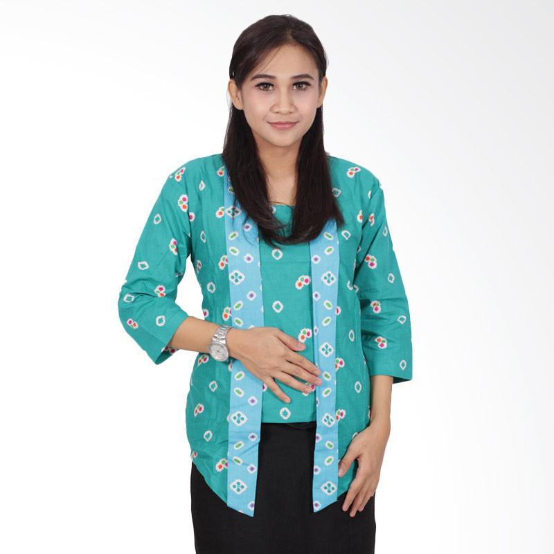 Batik Putri Ayu Solo Kutubaru B200 Blouse Batik - Tosca