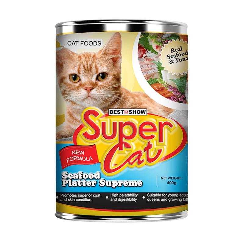 Jual Best In Show Super Cat Seafood Platter Supreme Makanan Hewan