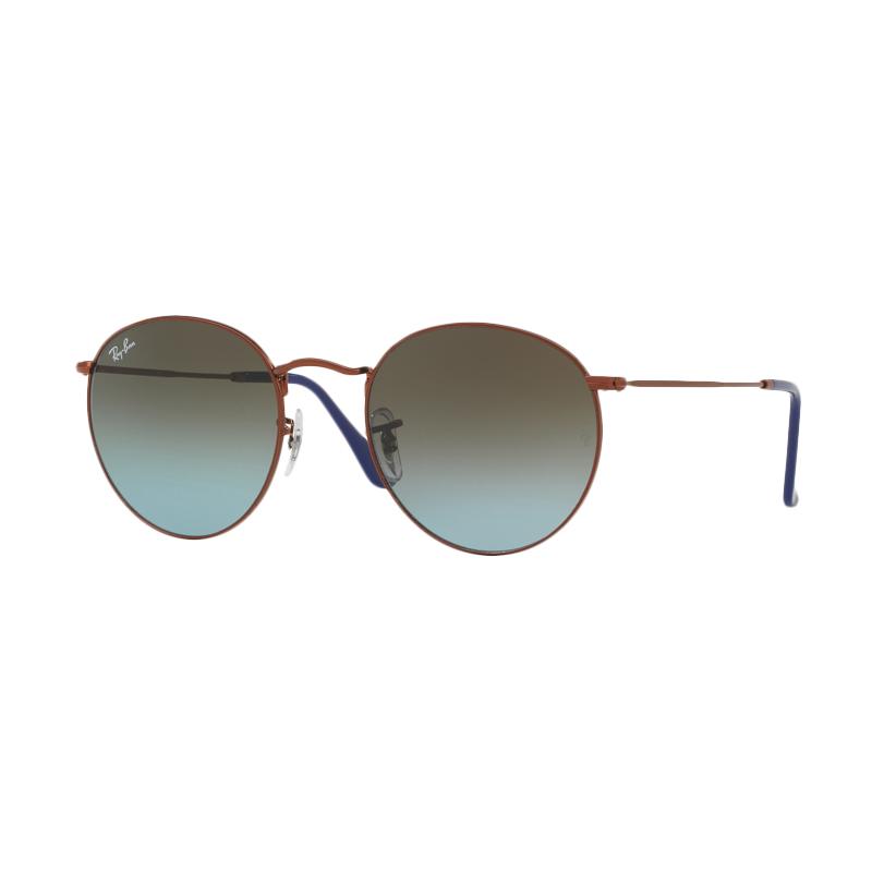 ray ban round brown gradient