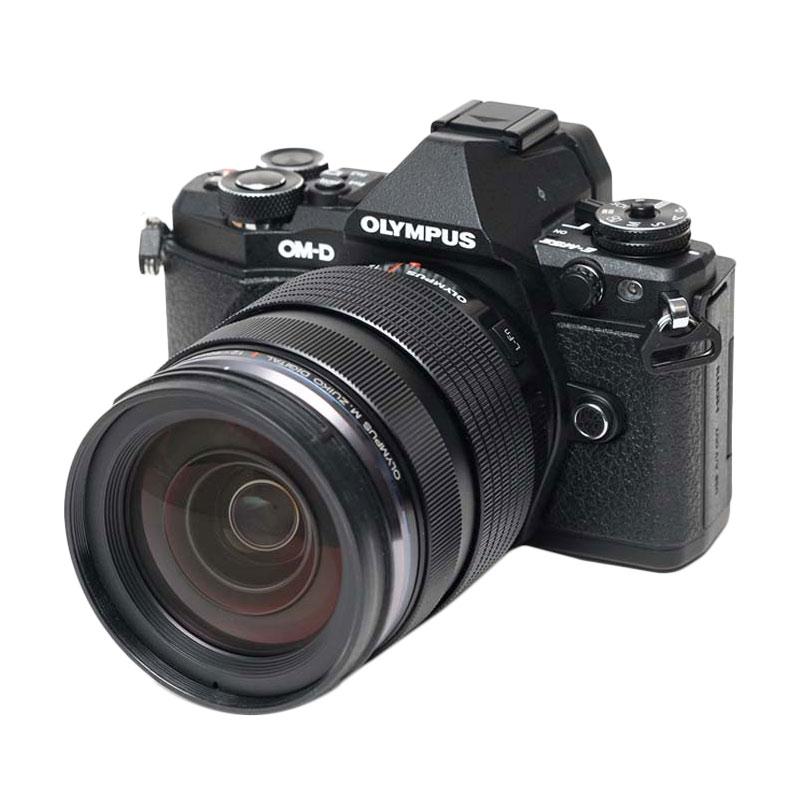 Olympus Digital Camera OM-D E-M5 Mark II with 12-50mm Black/Black + Olympus Lens M.Zuiko 45mm F/1.8 Black