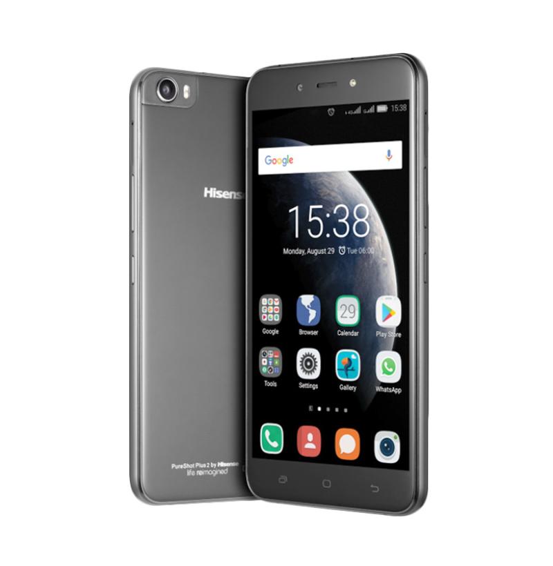 Smartfren Hisense Pureshot 2 Smartphone - Black [32GB/ 3GB] + Free Voucher Pulsa Smartfren 20 Rb