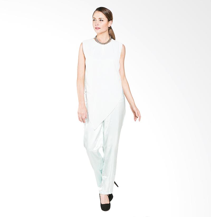 House of Ussy Collection Syailabyl Jumpsuit - Light Blue
