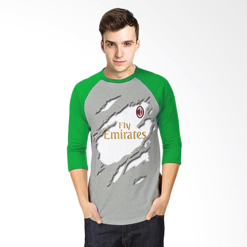 T-Shirt Glory Kaos 3D Ac Milan Jersey Away Raglan Pria - Abu Hijau Extra diskon 7% setiap hari Extra diskon 5% setiap hari Citibank – lebih hemat 10%