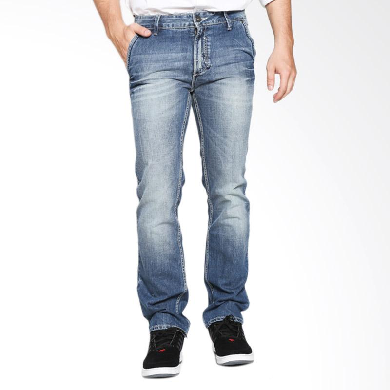 Cardinal Jeans Straight Slim CBCX001 16A Celana Panjang Pria - Medium Light