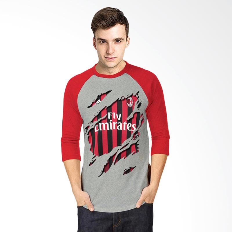 T-Shirt Glory Kaos 3D Ac Milan Jersey Raglan Atasan Pria - Abu Merah Extra diskon 7% setiap hari Extra diskon 5% setiap hari Citibank – lebih hemat 10%
