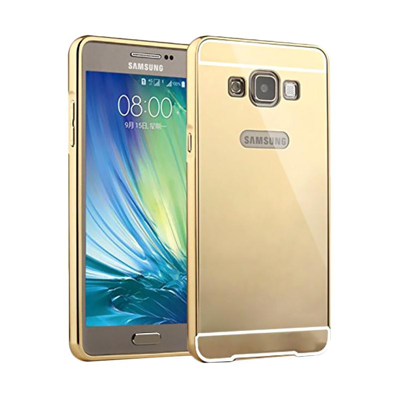 Jual Case Bumper Chrome With Backcase Mirror Casing for Samsung Galaxy V G313 - Gold Online - Harga & Kualitas Terjamin | Blibli.com