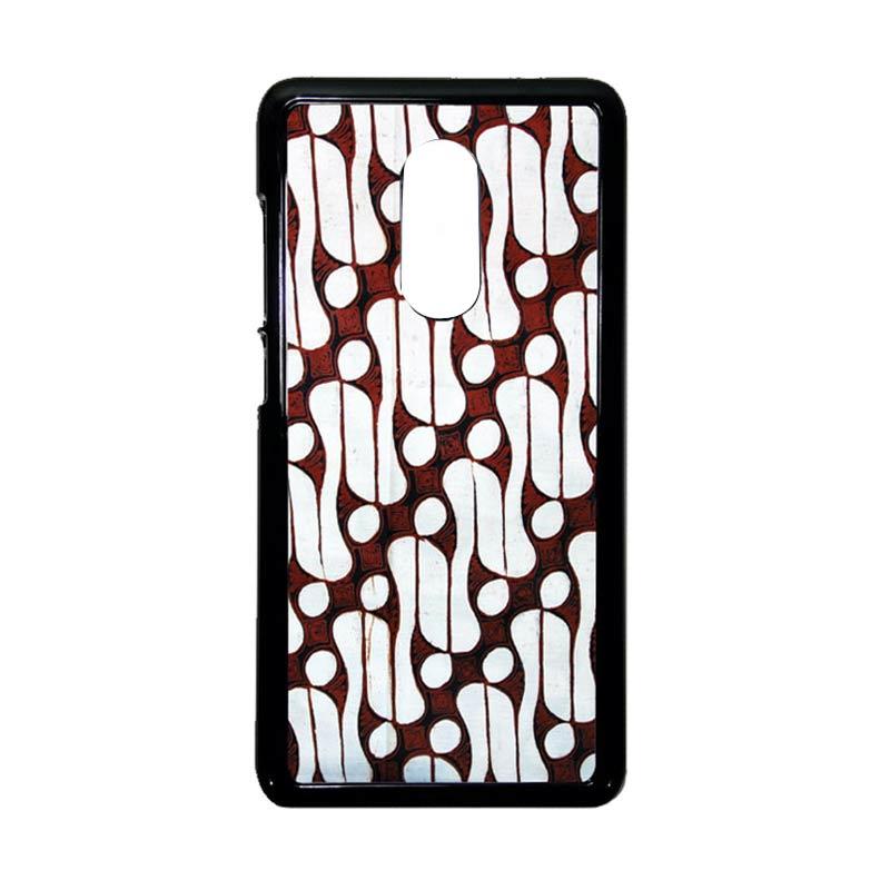 HEAVENCASE Motif Batik Unik 11 Hardcase Casing for Xiaomi Redmi Note 4 - Hitam