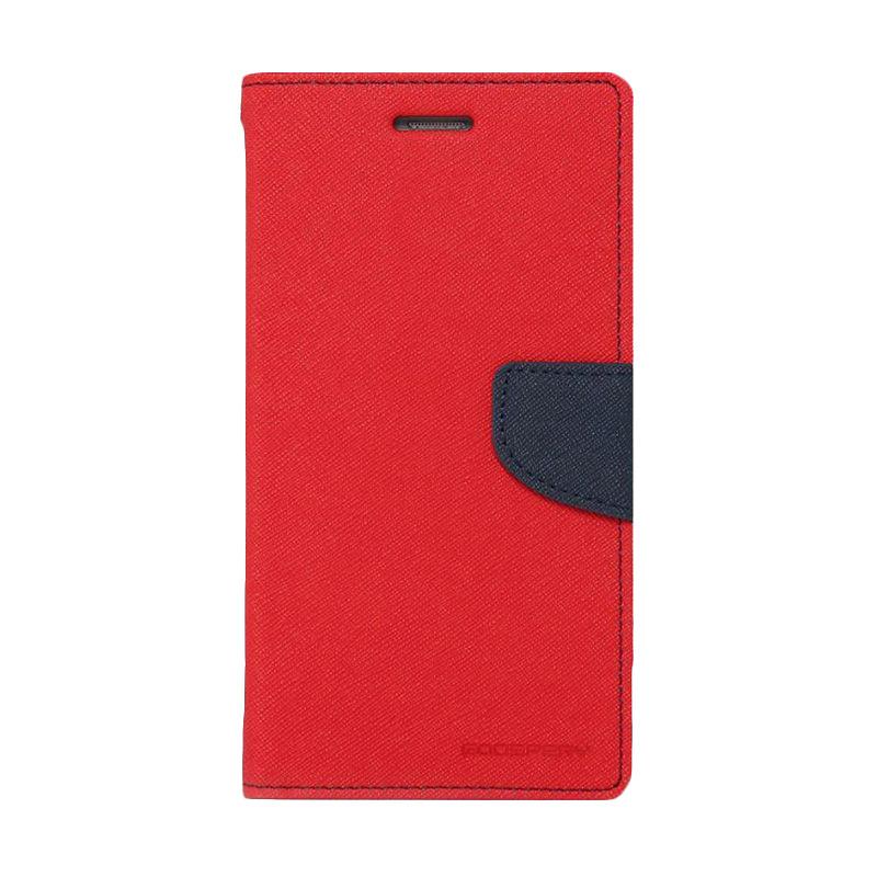 Ulasan Terbaru Mercury Fancy Diary Casing for Samsung Galaxy Mega 5.8 I9150 - Merah Biru Laut
