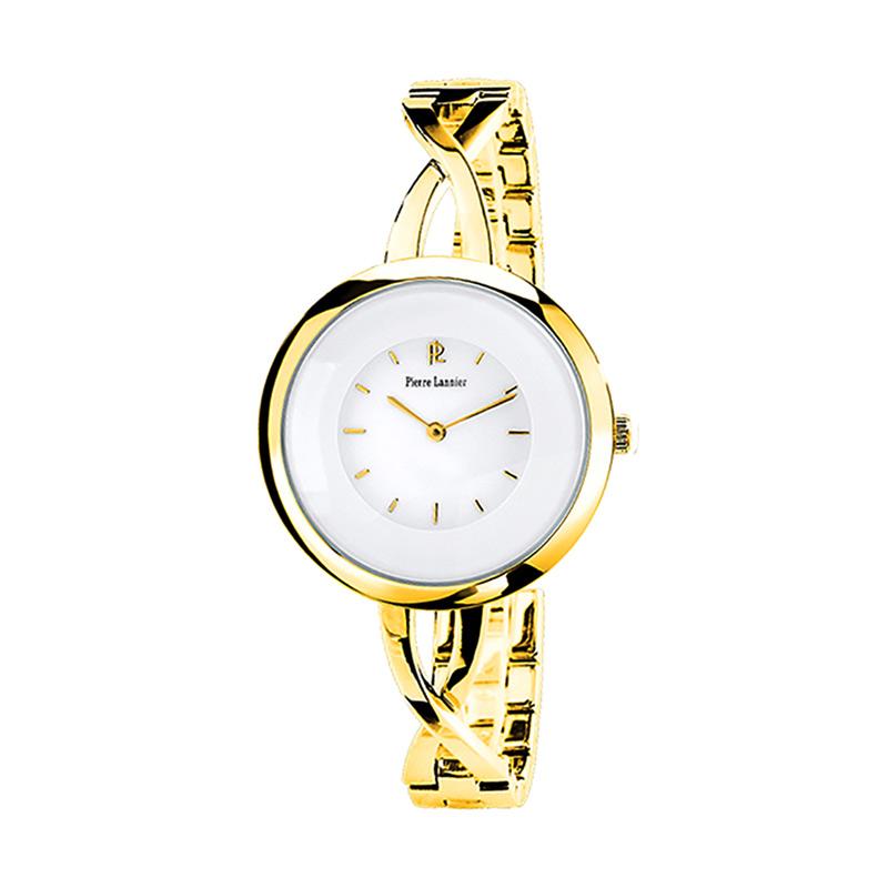 Pierre Lannier Watches 027K502 Stainless Steel Jam Tangan Wanita - Gold
