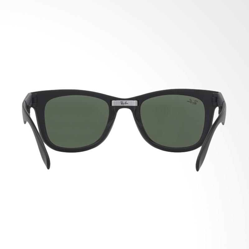 Jual Ray-Ban Folding Wayfarer RB4105-601S Crystal Green Sunglasses [Size  50] Matte Black di Seller Kick Store - Kab. Bojonegoro, Jawa Timur | Blibli