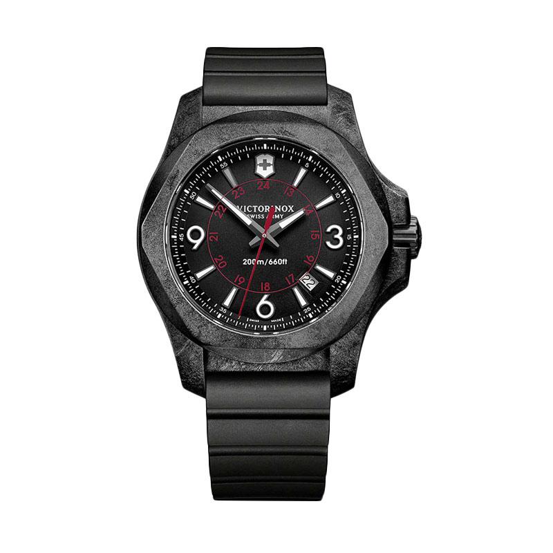 Victorinox Swiss Army I.N.O.X. Carbon Rubber Jam Tangan Pria 241777.1 - Black