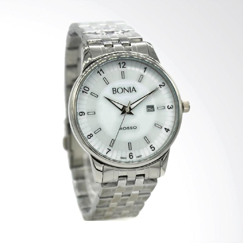 Bonia Rosso Jam Tangan Pria - Silver Putih BNB10097-1315