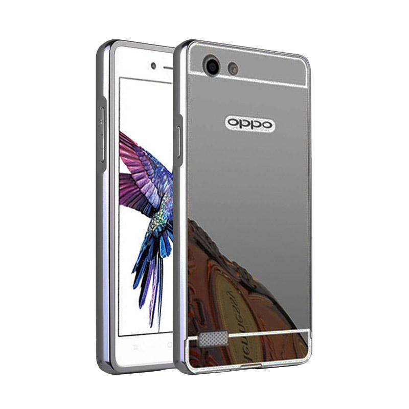 harga Radical Bumper Chrome With Backcase Mirror Slide Casing for Oppo Neo 7 or A33 -