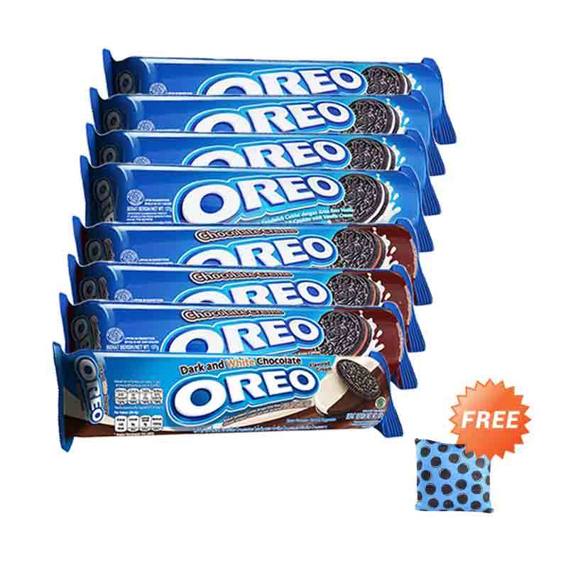 Oreo Paket 1 Oreo Dark White 137 G 4 Oreo Vanila 137 G 3 Oreo Chocolate 137 G Free Pillow Oreo Terbaru September 2021 Harga Murah Kualitas Terjamin Blibli