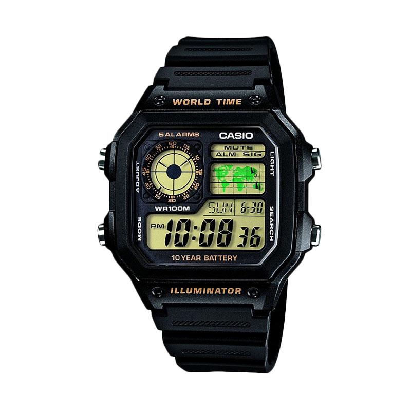 Promo Casio Illuminator Ae 1200wh 1bvdf Jam Tangan Pria Black Diskon 25 Di Seller Casio Authorized Official Store Senen 4 Kota Jakarta Pusat Blibli