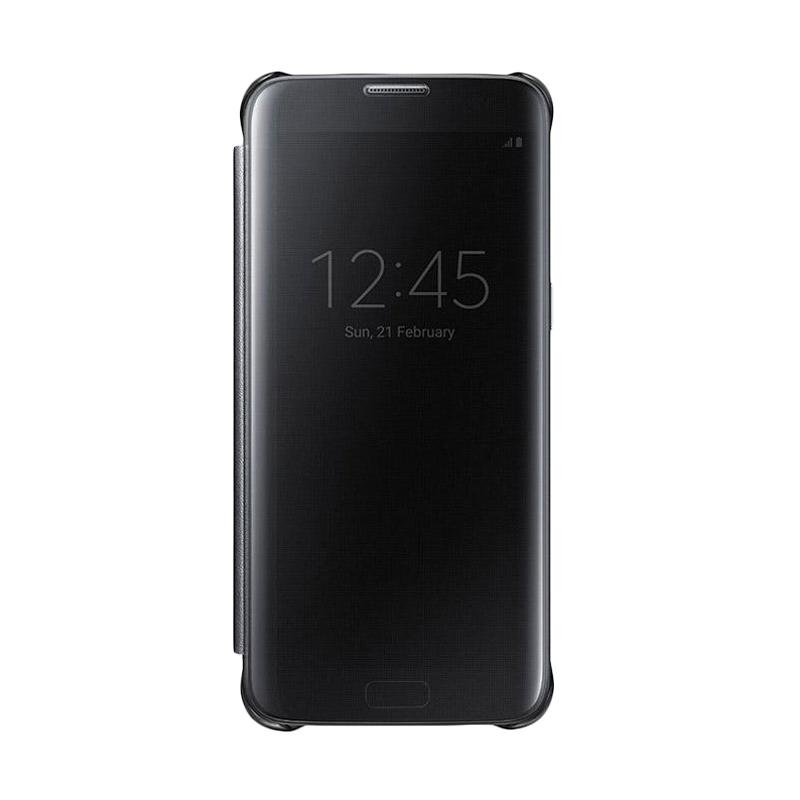 Jual OEM Wallet Mirror View Flip Cover Casing for Samsung Galaxy J2 Prime New - Hitam