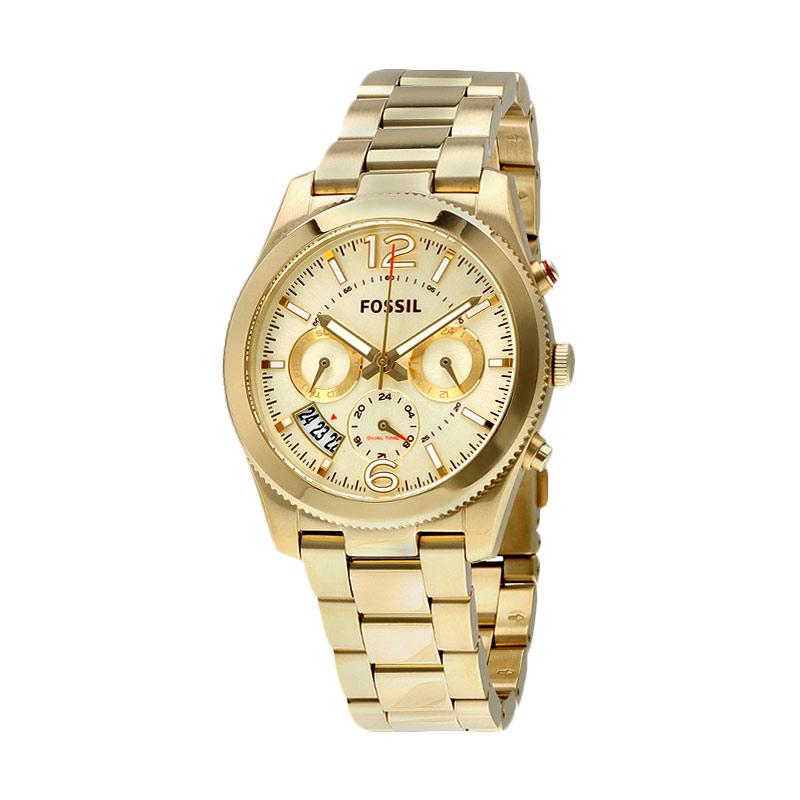 Fossil Perfect Boyfriend Multifunction ES3884 Jam Tangan Wanita - Gold