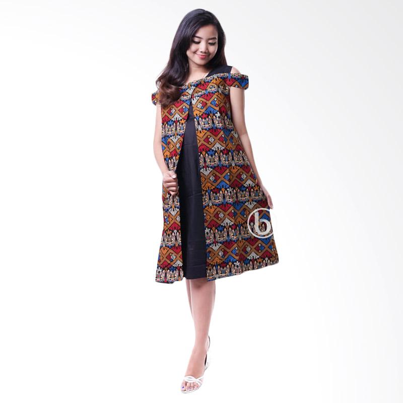 Jual Mama Hamil Dress Menyusui Bolero Batik Etnik Sabrina