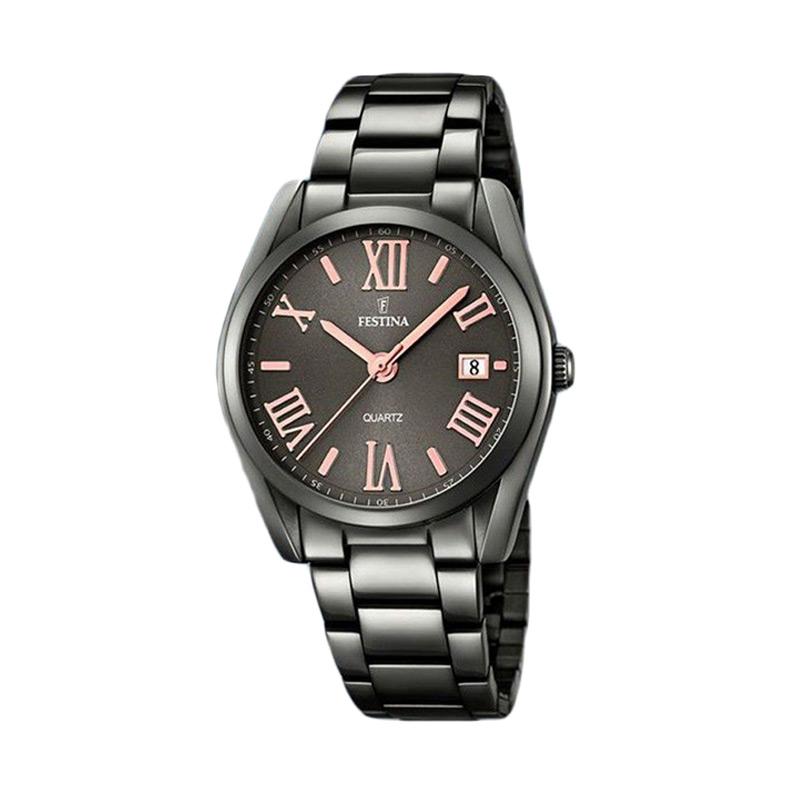 Festina Multifunction Women's Watch FES F16866/1 Stainless Steel - Black Pink Black