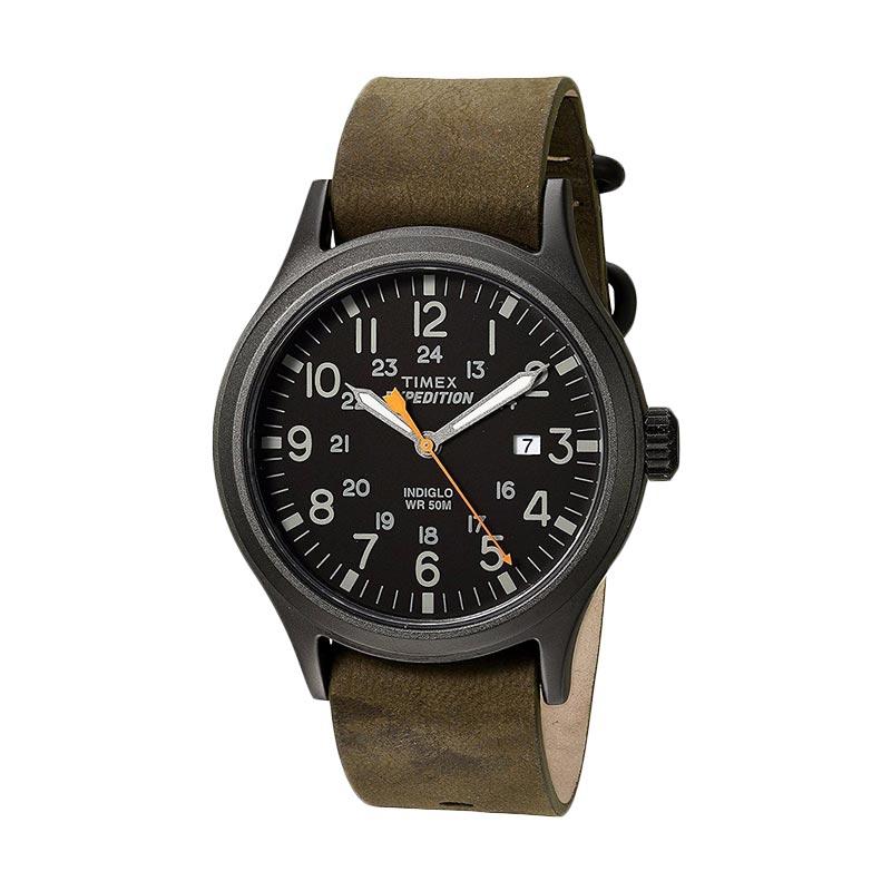 Timex Expedition Scout 40 Jam Tangan Pria - Black Brown