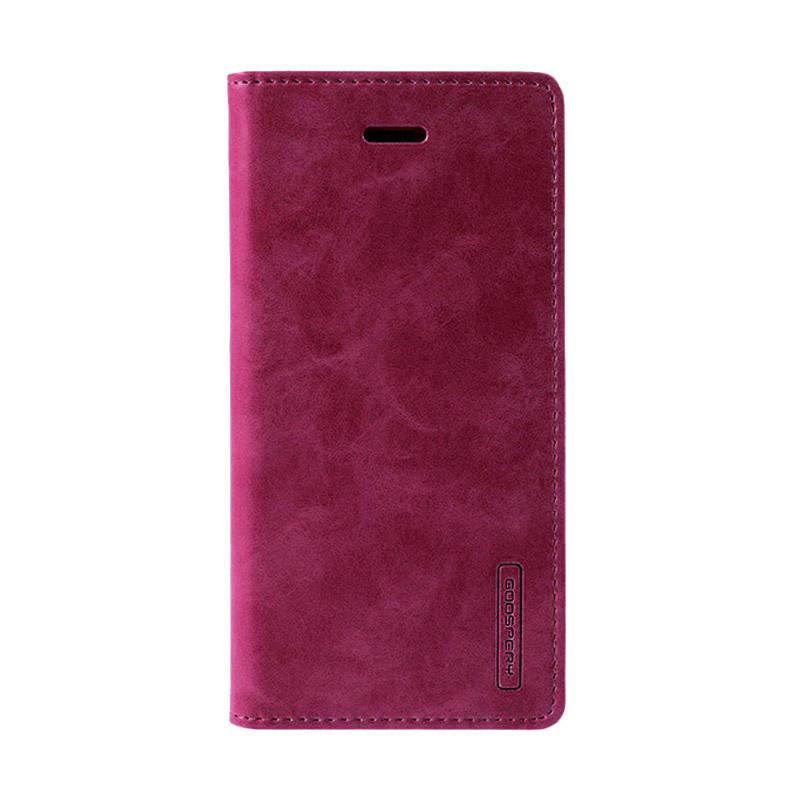 Jual Mercury Goospery Blue Moon Flip Cover Casing for Xiaomi Redmi Note 4 - Wine Online