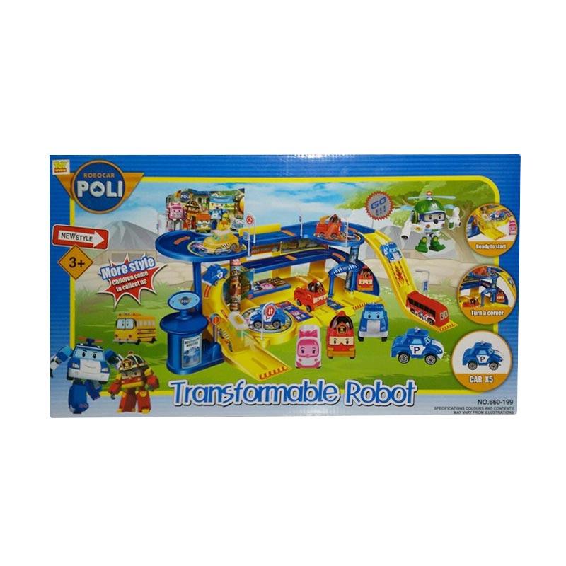 harga Robocar Poly Transformable Robot with Track car Mainan Anak Blibli.com